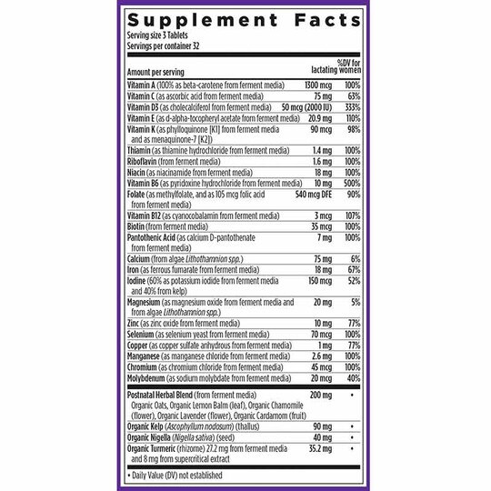 Perfect Postnatal Multivitamin, NCH